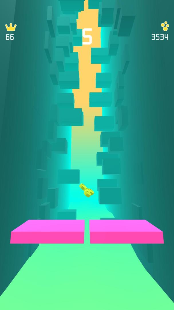 跳一跳小游戏：果冻方块弹一弹游戏截图