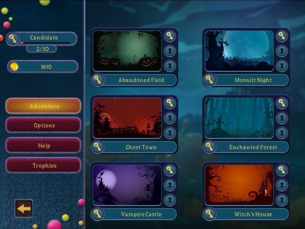 Halloween Night Mahjong 2游戏截图