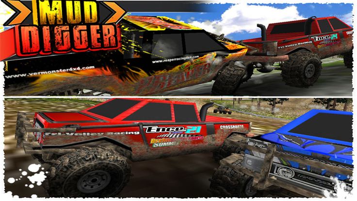 Mud Digger Simulator Racing游戏截图