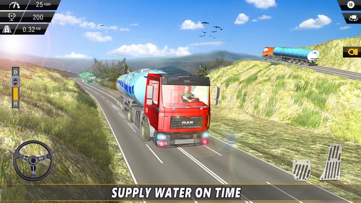 Offroad Water Tanker Transport游戏截图
