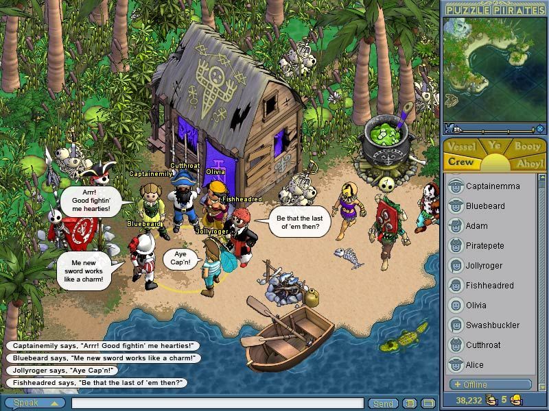 Puzzle Pirates游戏截图