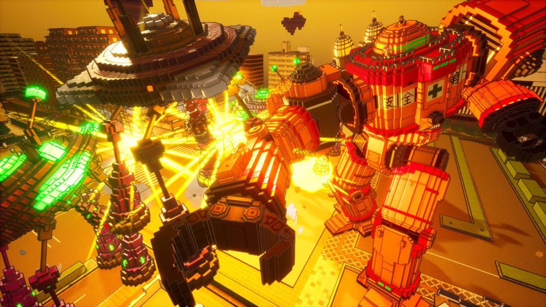 圆滚地球变四方?!　数码方块地球防卫军　EARTH DEFENSE FORCE: WORLD BROTHERS游戏截图