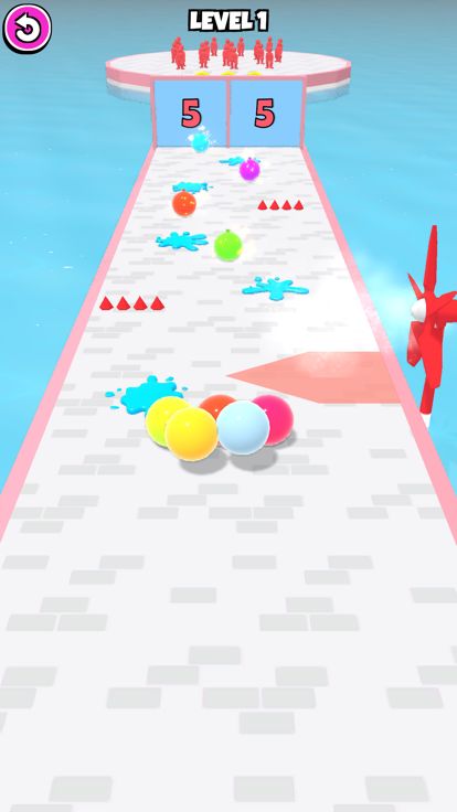 Water ball run游戏截图