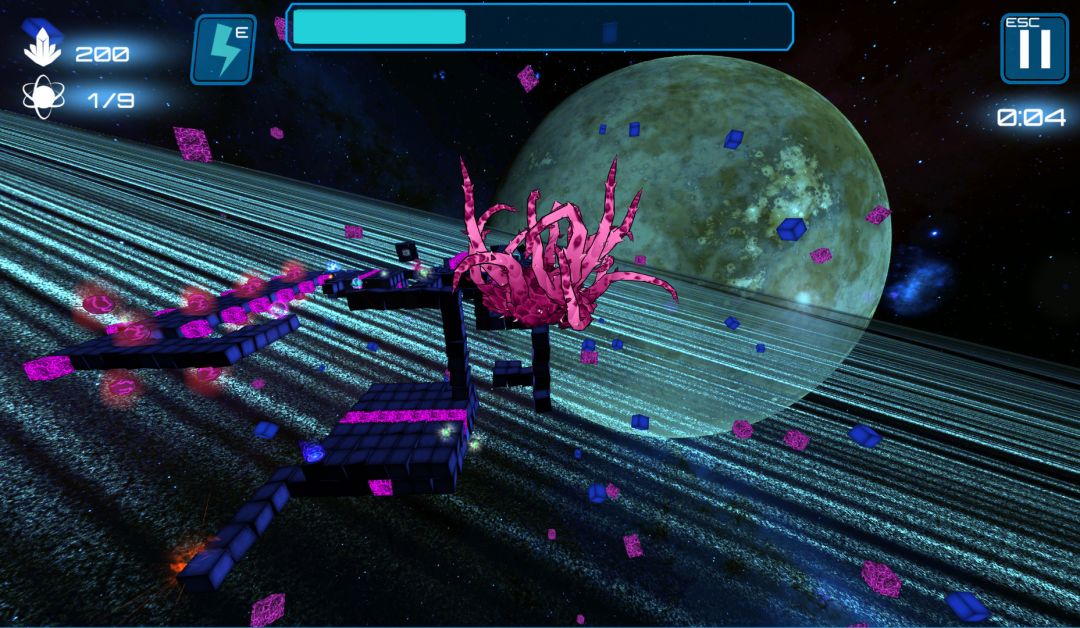 Deep Blue 3D Maze in Space游戏截图