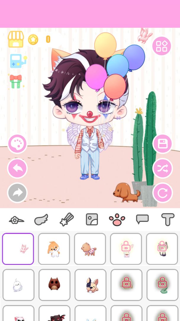 动漫装扮女孩平台游戏截图