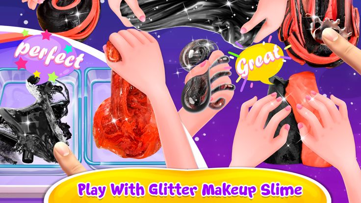 Makeup Slime - Glitter Fun游戏截图