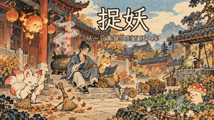 捉妖:从一只黄鼠狼到百妖大军 封面