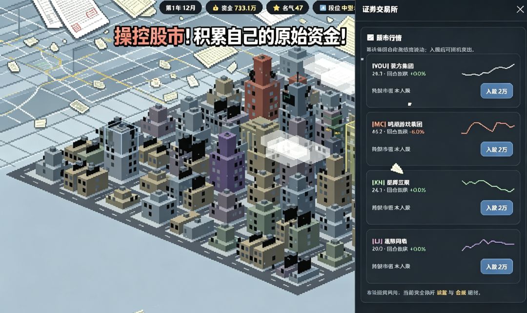 建立你的游戏帝国!游戏截图