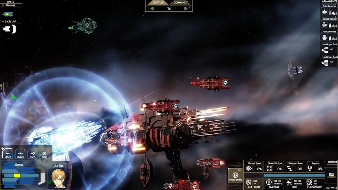 Sierra Ops - Space Strategy Visual Novel游戏截图