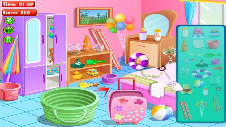 宝贝在海边玩耍游戏截图