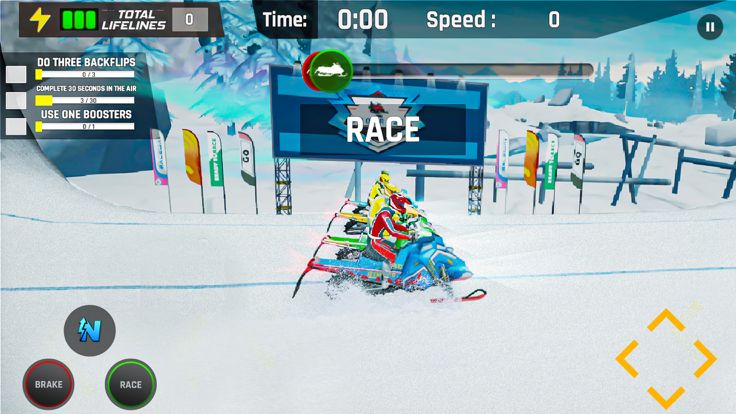 Snow Bike Racing Simulator游戏截图