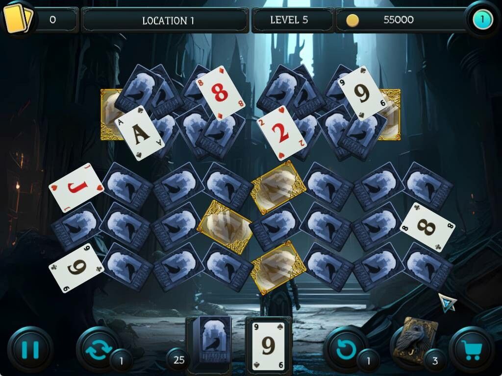 Mystery Solitaire. The Black Raven 4游戏截图