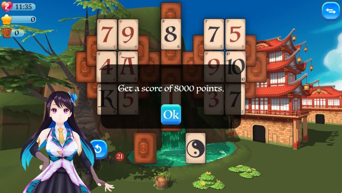 Pyramid Solitaire Asia Pro游戏截图