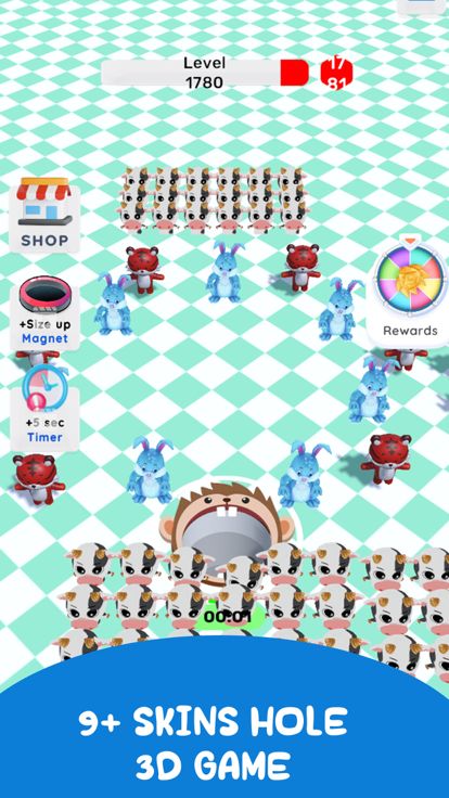 Cartoon Attack Hole 3D游戏截图