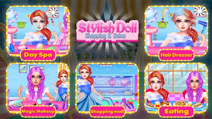Stylish Doll Shopping & Salon游戏截图