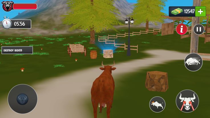 Scary Cow wild Animal Game游戏截图