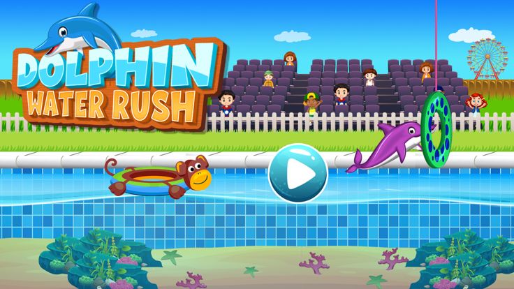 海豚冲水游戏截图