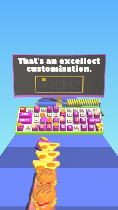 Keycaps Stack游戏截图