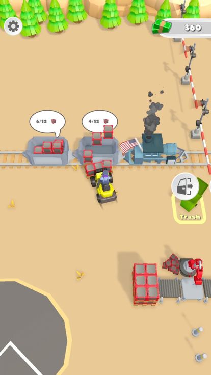 Cargo Train Station 3D游戏截图