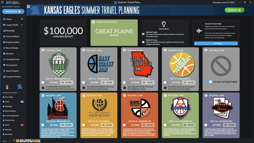 Draft Day Sports: College Basketball 2024游戏截图