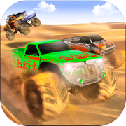怪物卡车越野沙漠种族3dicon