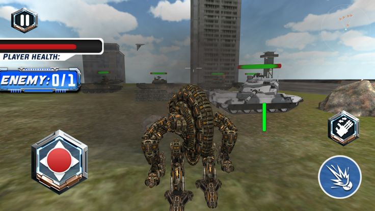 Tanks Vs Robots Futuristic War游戏截图