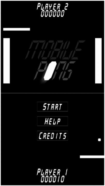 Mobile Pong游戏截图