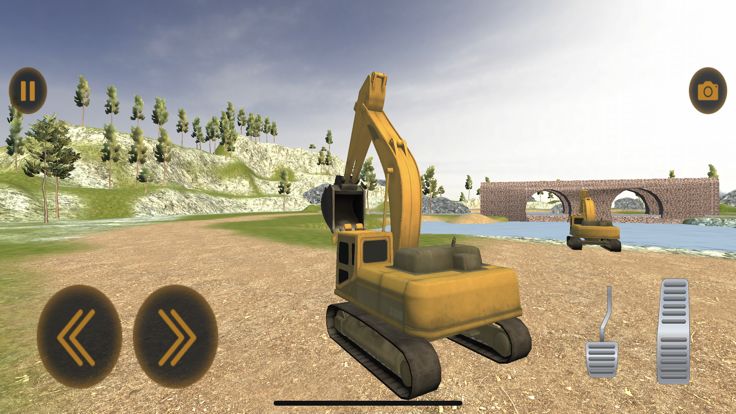 Excavator Crane Driving Sim游戏截图
