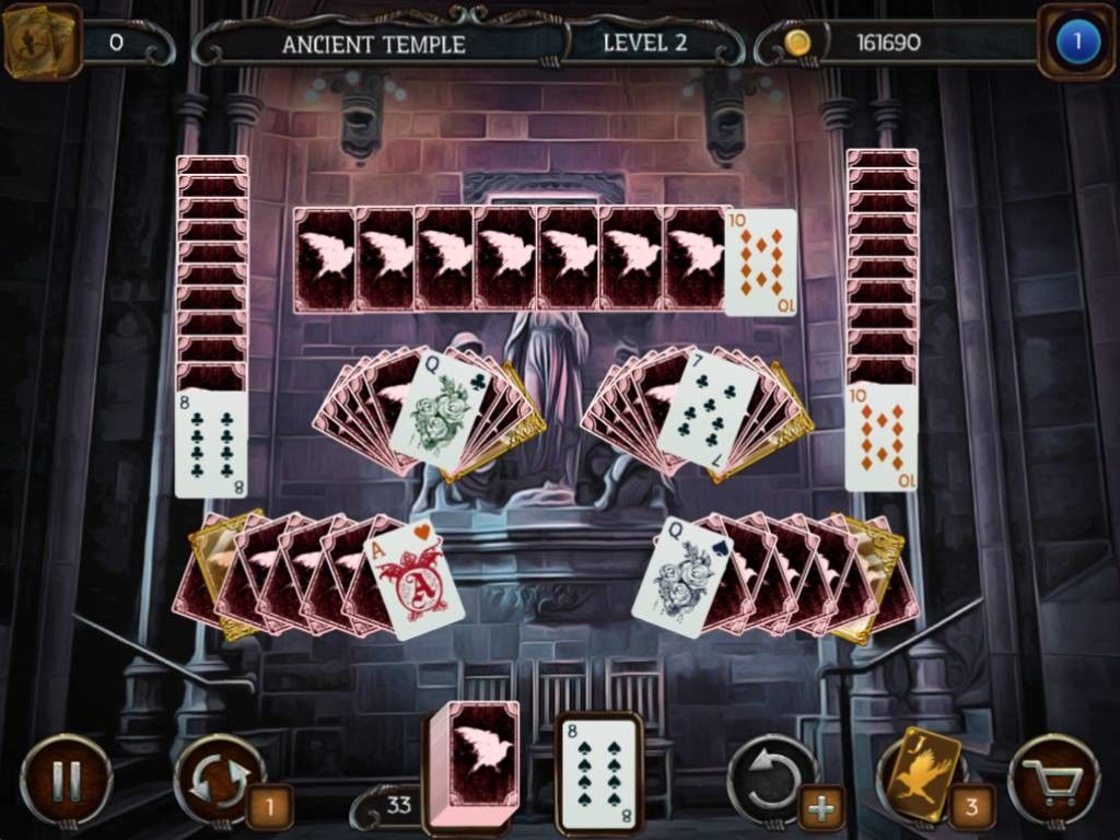 Mystery Solitaire. The Black Raven 2游戏截图