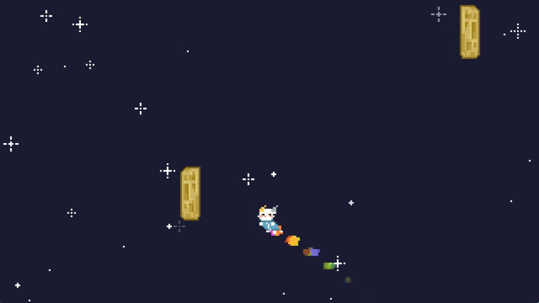 猫猫跳向宇宙游戏截图