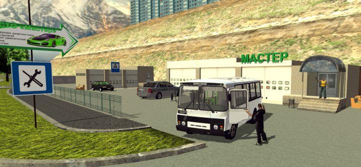 Bus Simulator 3D Big City游戏截图
