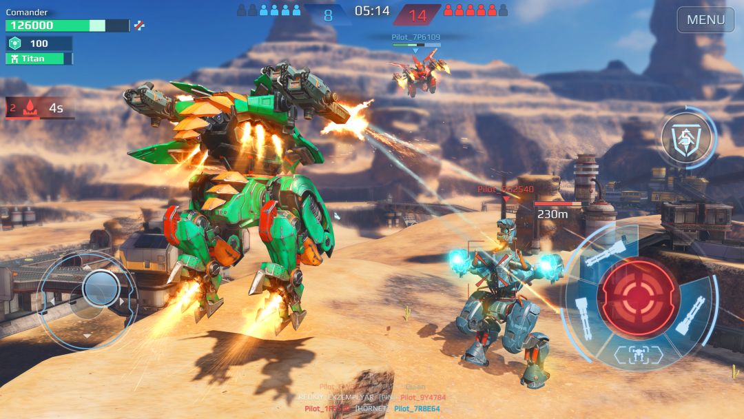 War Robots。 6V6 战术多人战斗游戏截图