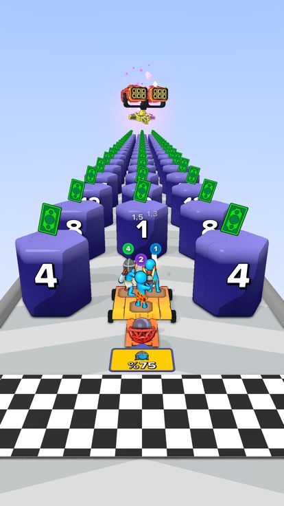 Shooter Cart Run游戏截图