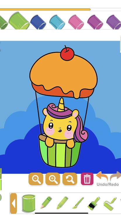 画一只小独角兽游戏截图