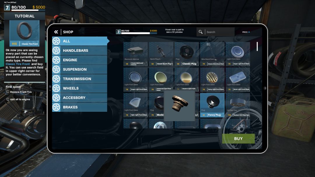 Motorcycle Mechanic Simulator 2021: Prologue游戏截图