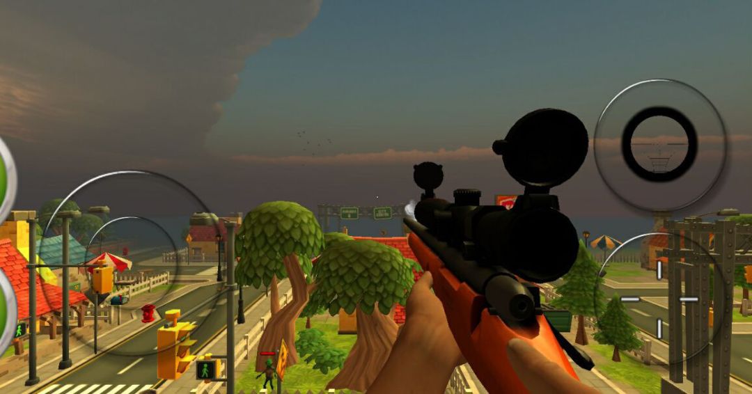 火柴人僵尸小镇游戏截图