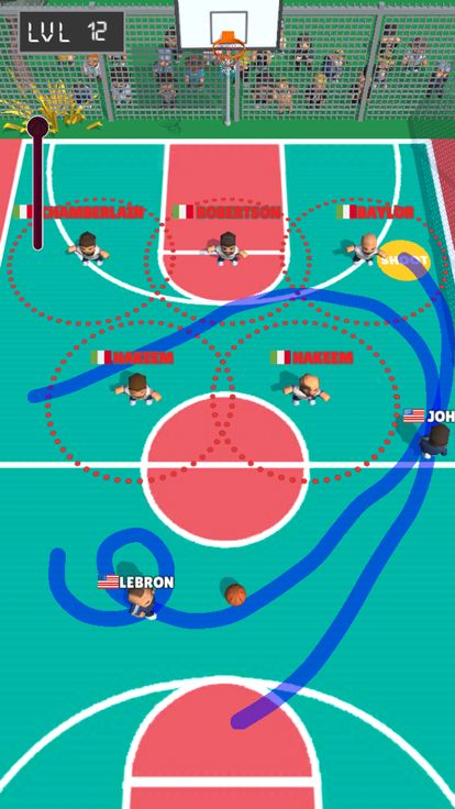 Draw Basket 3D游戏截图