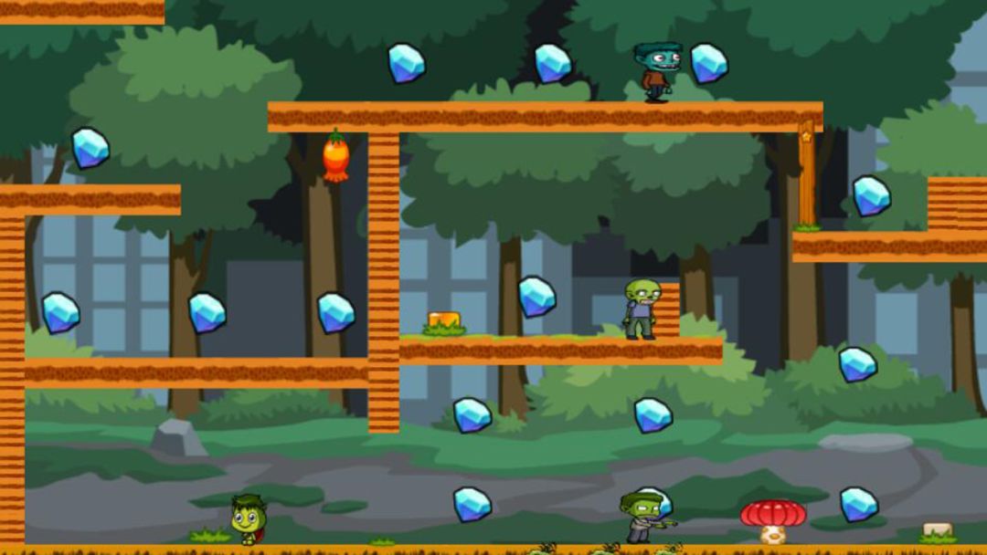 冰火人大战僵尸游戏截图