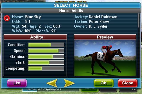 Virtual Horse Racing 3D游戏截图