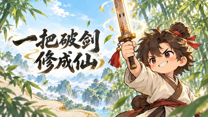 一把破剑修成仙 封面