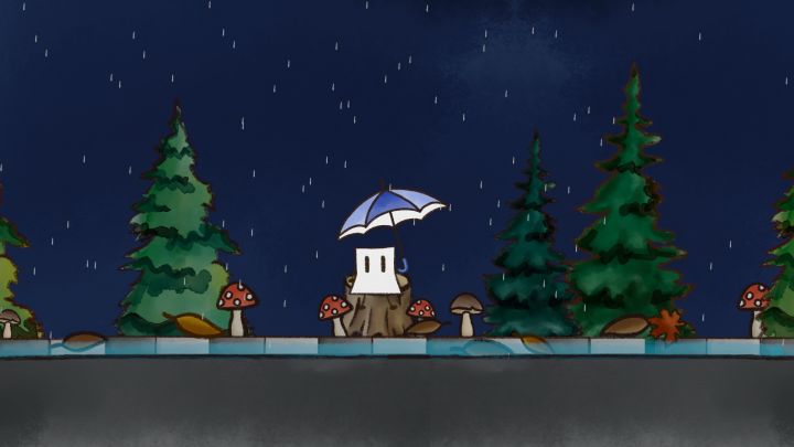 雨天截图