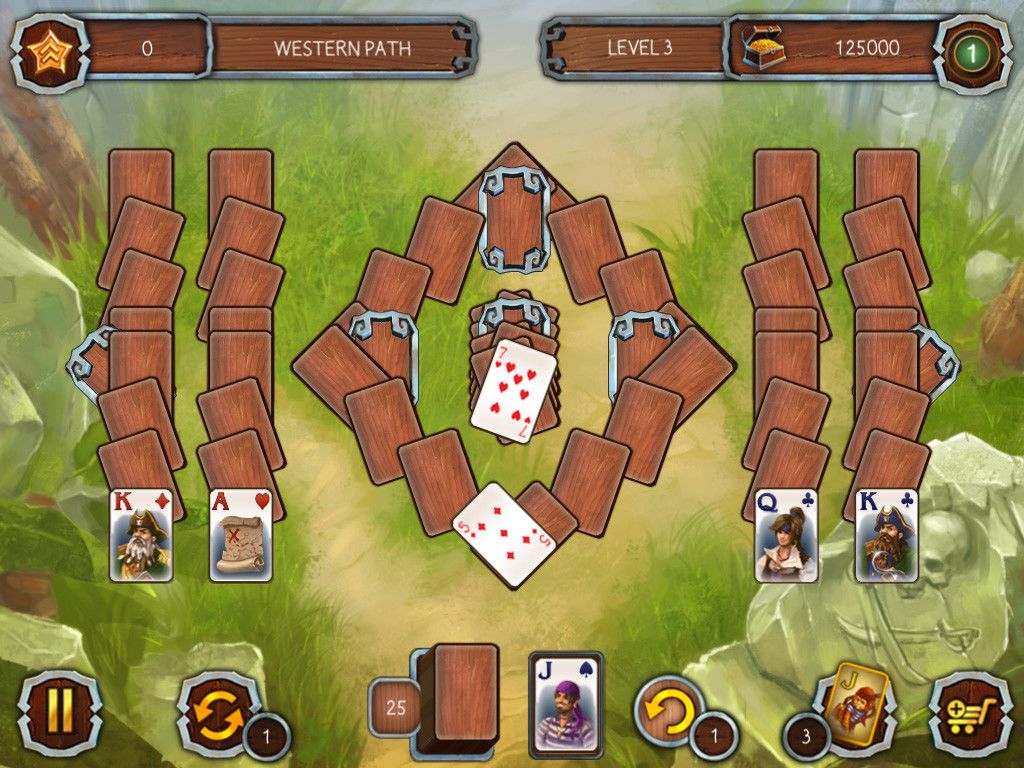 Solitaire Legend of the Pirates 2游戏截图