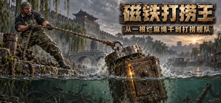 磁铁打捞王:从一根烂麻绳干到打捞舰队 封面