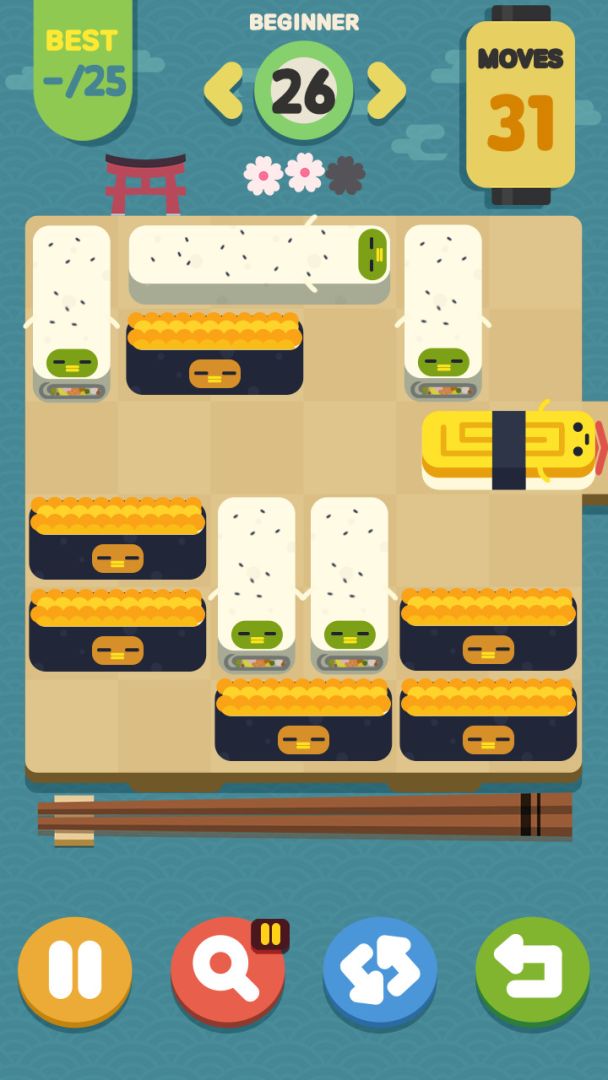 寿司华容道游戏截图