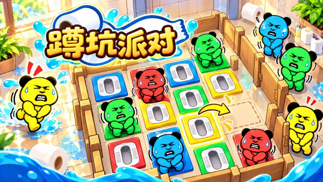 蹲坑派对游戏截图