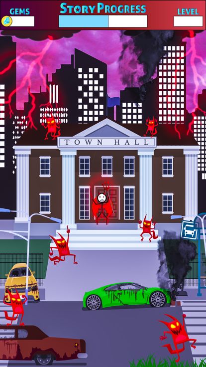 超级英雄的文字故事游戏截图