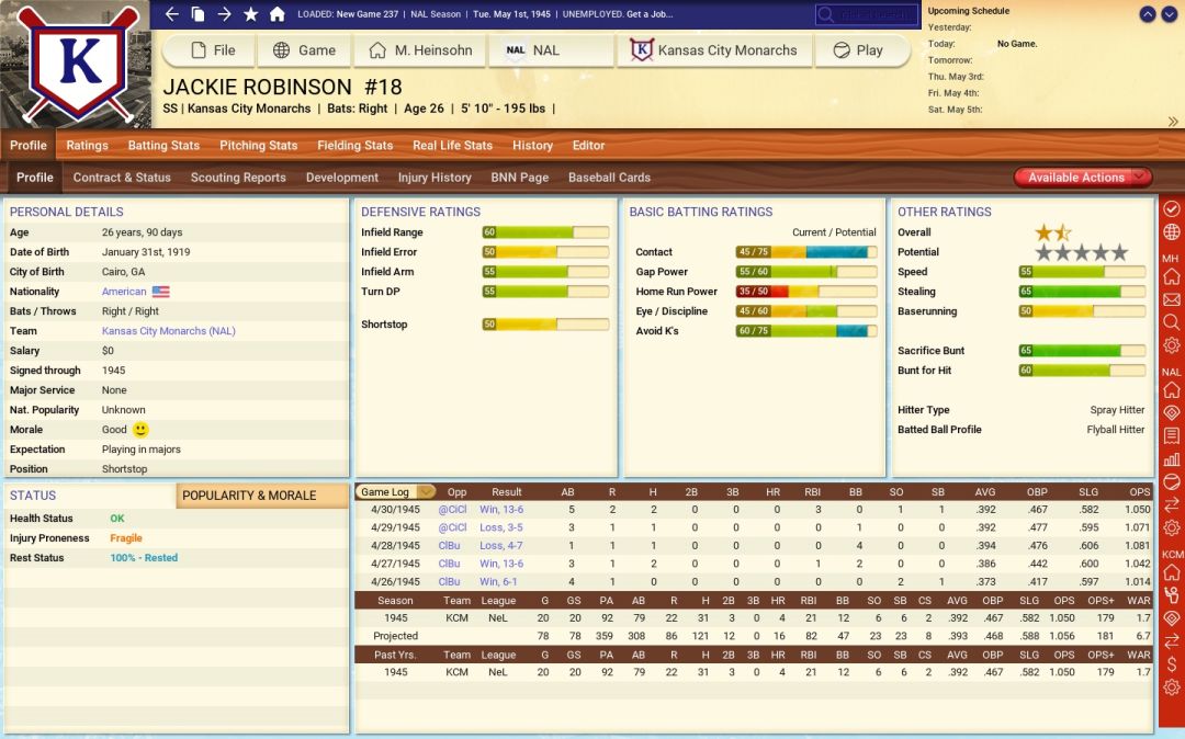 Out of the Park Baseball 18游戏截图