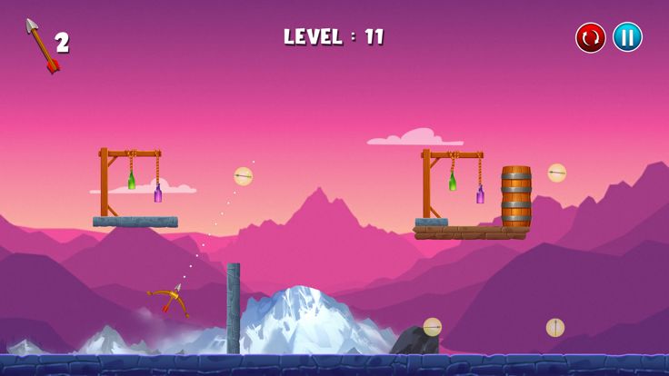 瓶子射击游戏游戏截图