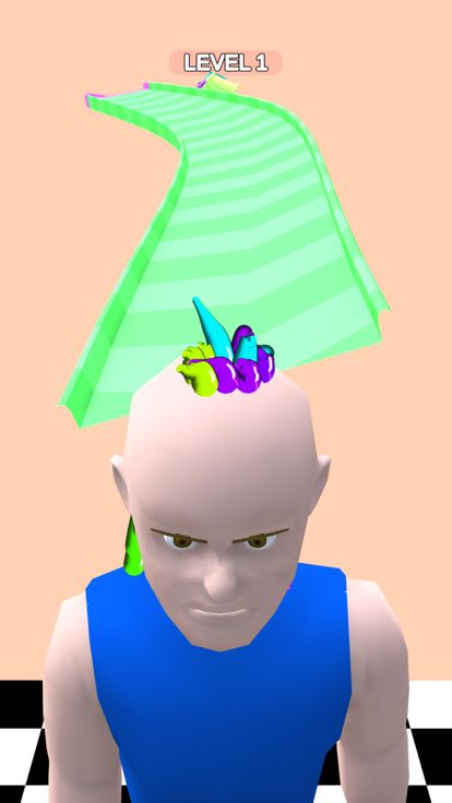 Colorful Hair 3D游戏截图