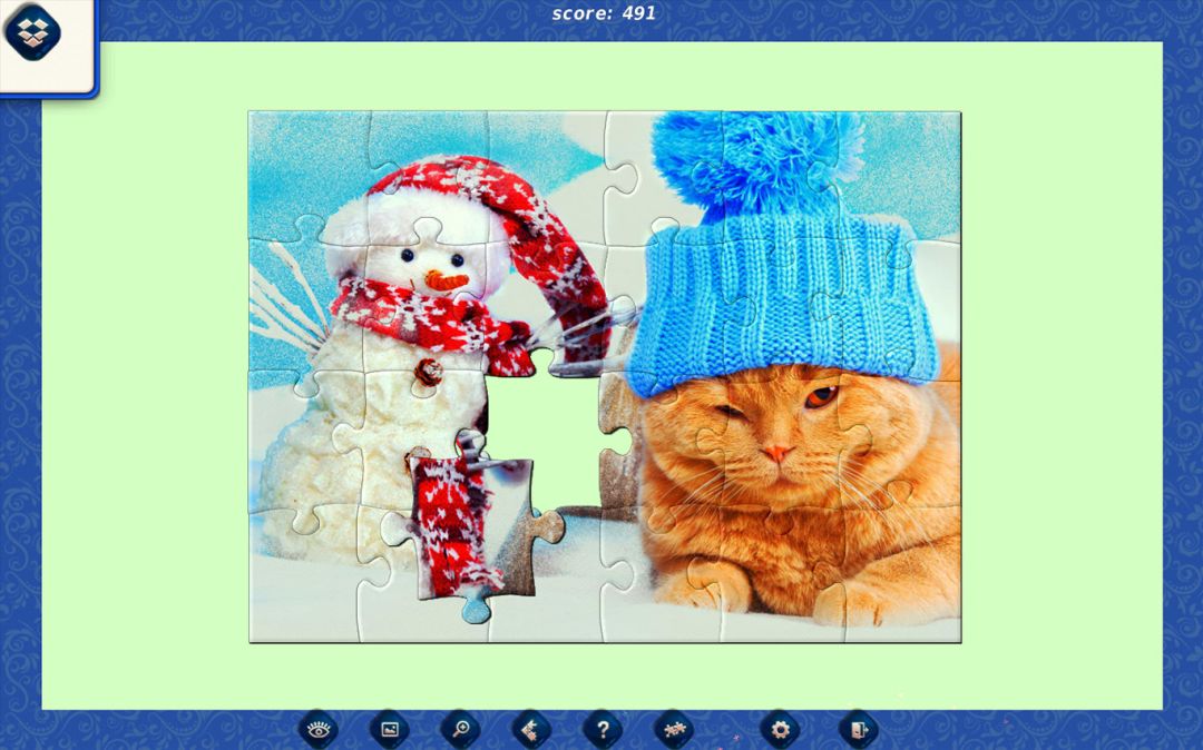 1001 Jigsaw. Ice Age游戏截图